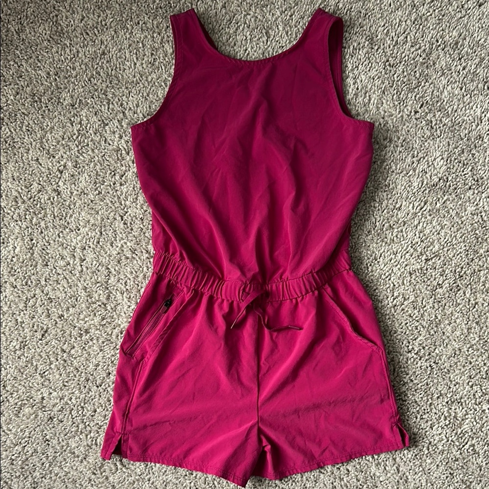 Kids Pink Sleeveless Romper